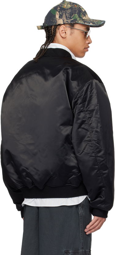 Bomber jakna Acne Studios Acne Studios Logogram Bomber Jacket Črna | B90819-, 2