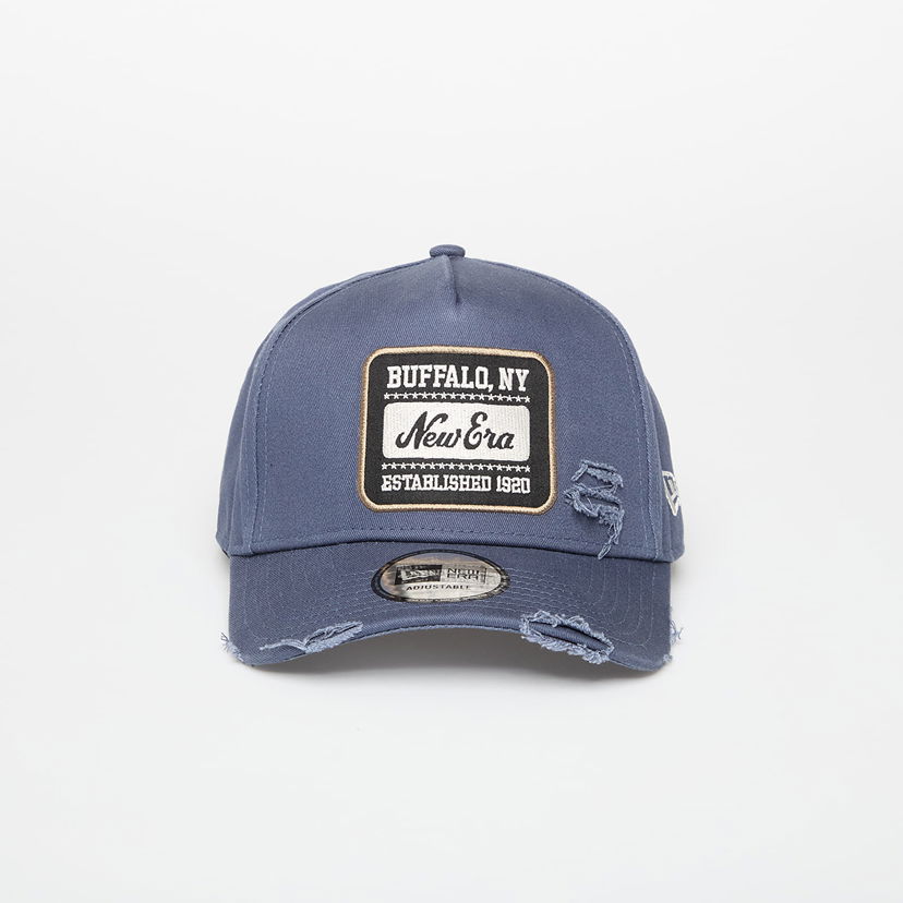 Kapa New Era New Era 9FORTY A-Frame Patch Distressed Snapback Cap Modra | 60691086