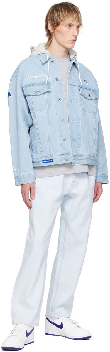 Kavbojke AAPE by A Bathing Ape AAPE by A Bathing Ape Drawstring Jeans Modra | AAPJNMA681XXMBLA, 3