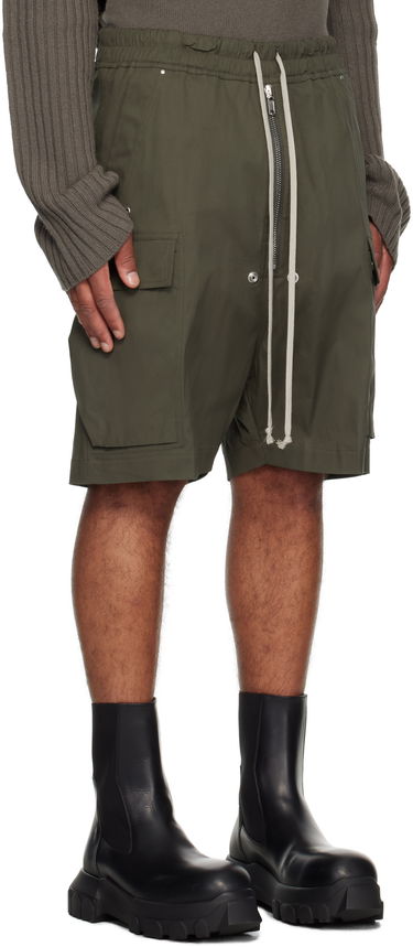 Kratke hlače Rick Owens Rick Owens Concordians Cargobela Shorts Črna | RU02E1360 TE, 4