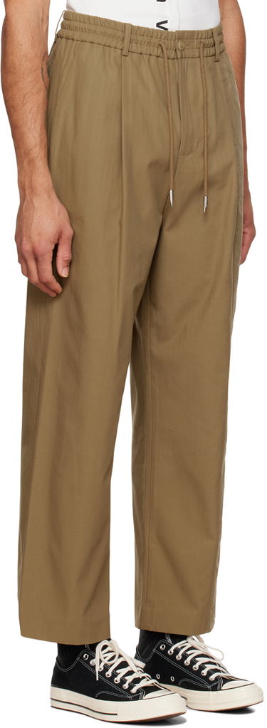 Hlače Feng Chen Wang Feng Chen Wang Embroidered Panel Trousers Zelena | FUF14TR08, 1