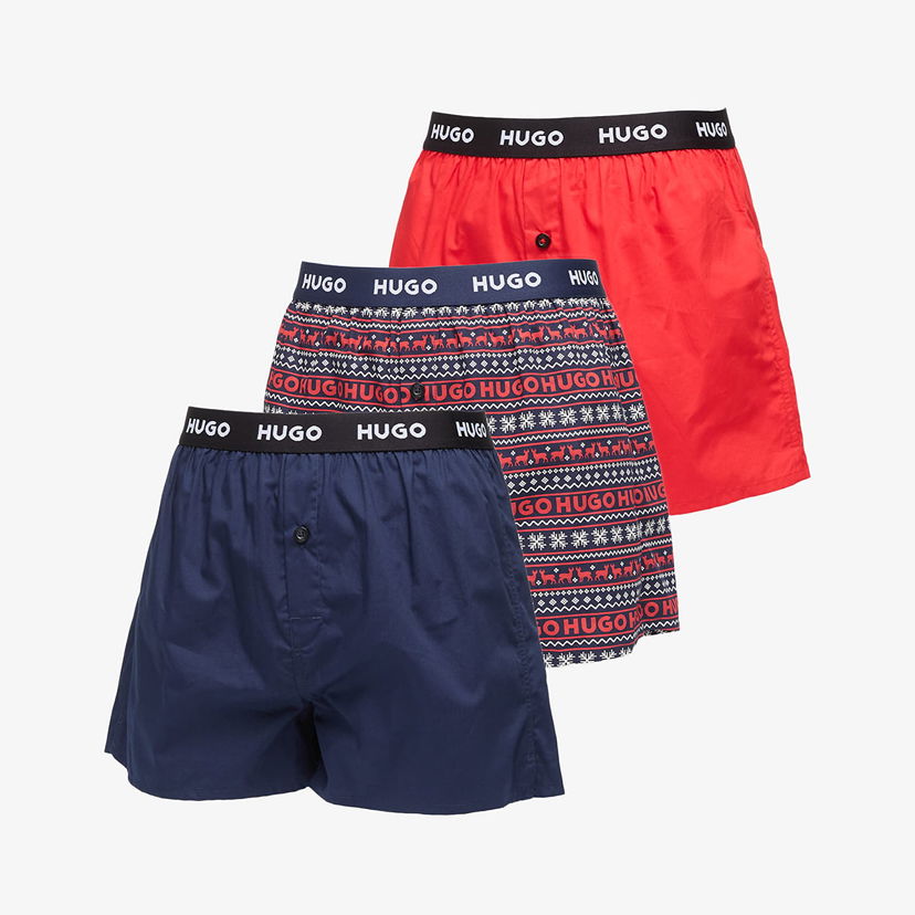 Boksarice BOSS HUGO BOSS Woven Boxer 3-Pack Večbarvna | 50532565-963