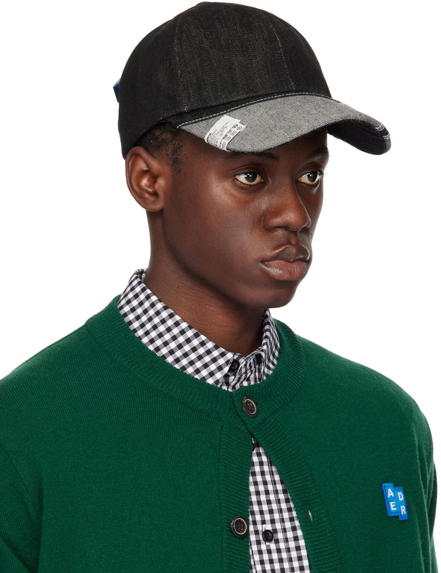 Kapa ADER ERROR Leven Denim Baseball Cap Črna | BN01SSHW0204BK, 1