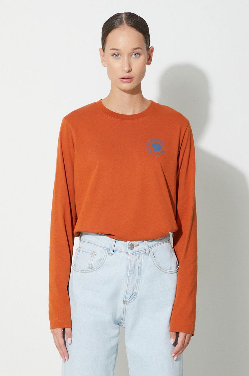 Majica FJÄLLRÄVEN 1960 Logo T-Shirt Oranžna | F86989.243