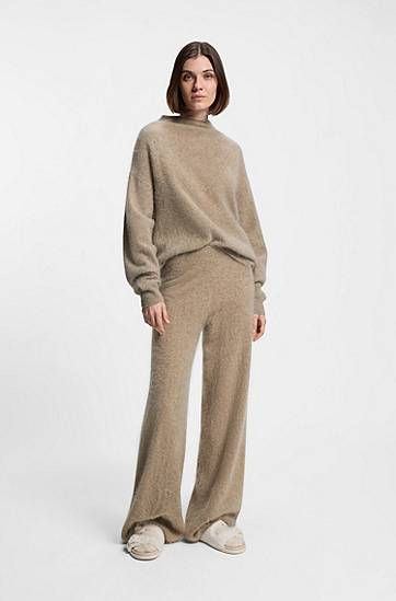 Superge in čevlji BOSS BOSS x Steiff buckled slides in teddy fabric Bela | 50554421, 1