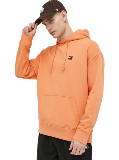 Pulover Tommy Hilfiger Relaxed Fit Badge Hoody Oranžna | DM0DM16369.PPYX