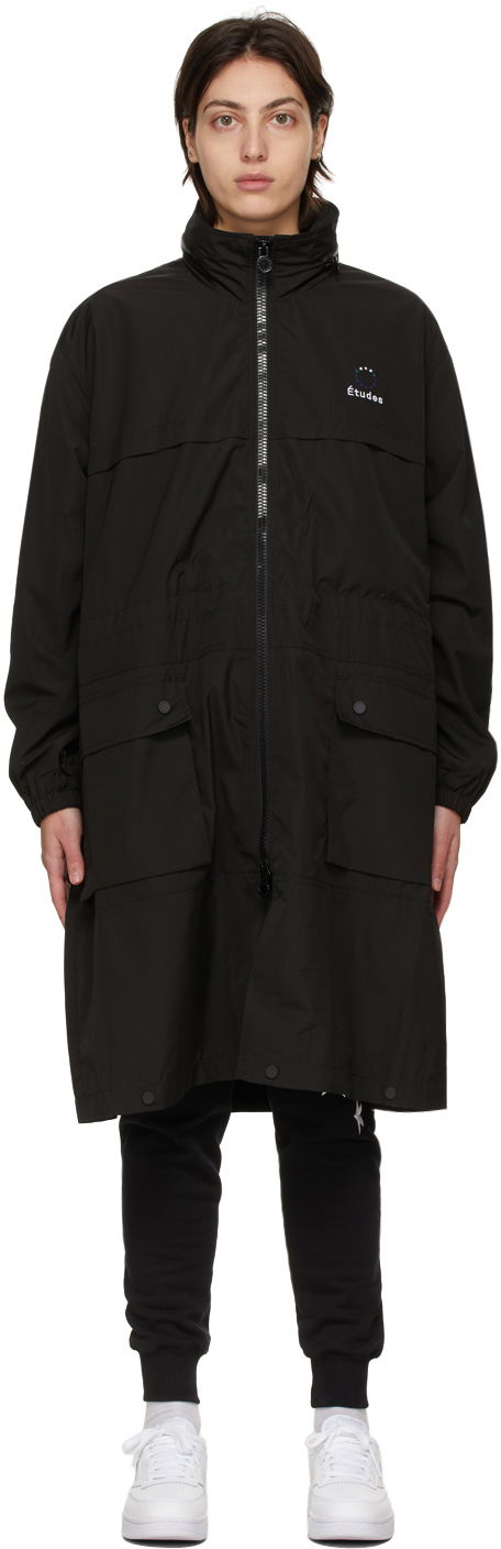 Vetrovka Études Air Full Coat Črna | E16B-025-01