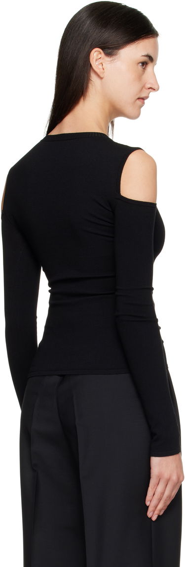 Majica Max Mara Max Mara Vik Cold-Shoulder Top Črna | 2511361092600, 2