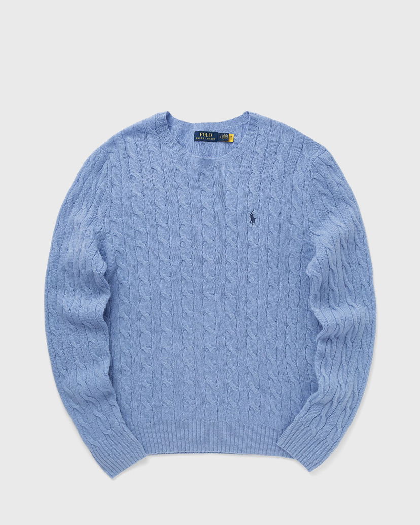 Pleteni pulover Polo by Ralph Lauren Cable-Knit Sweater Modra | 710876762032