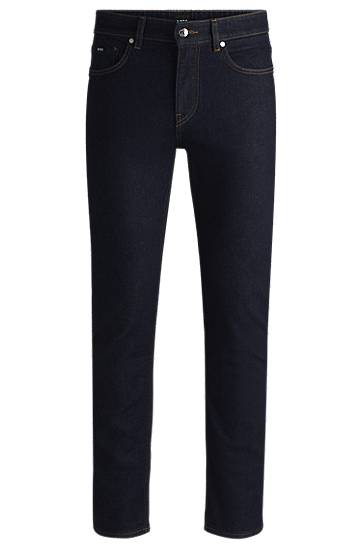 Kavbojke BOSS Delaware Slim-Fit Stretch Jeans Modra | 50520828
