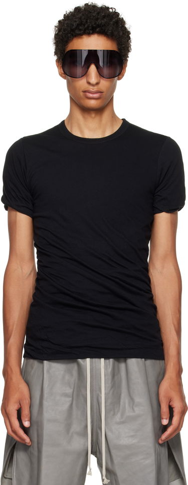 Majica Rick Owens Rick Owens Concordians Double T-Shirt Črna | RU02E1256 UCDB, 0