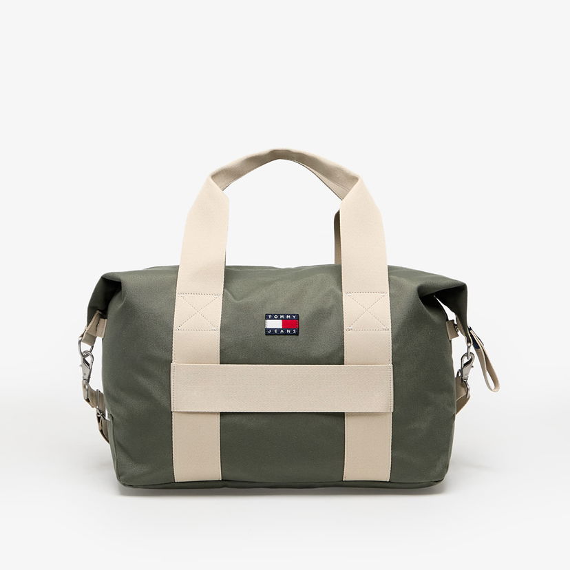 Potovalna torba Tommy Hilfiger Tommy Jeans Retro Cool Duffle Bag Zelena | AM0AM13325 MRH