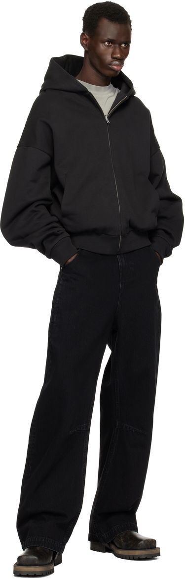 Pulover Entire Studios Thermal Hoodie Črna | ES2488SO, 3