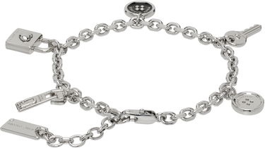 Zapestnica Marc Jacobs Marc Jacobs Charm Bracelet with Buttons, Lock, Key and Logo Tag Kovinski | 2R4JBR001J41, 1