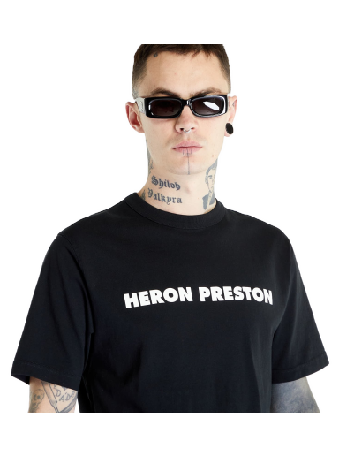 Majica HERON PRESTON This Is Not Short Sleeve Tee Črna | HMAA032S23JER0091001