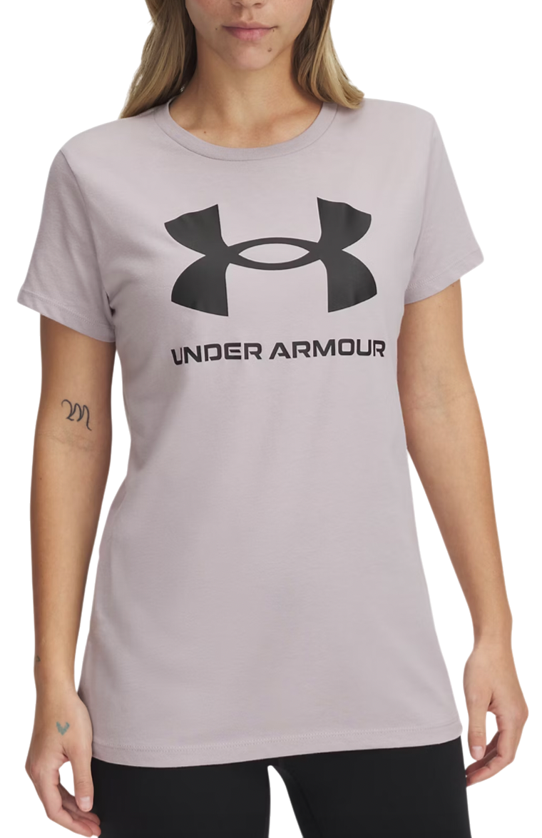 Majica Under Armour Rival Logo Short Sleeve T-Shirt Lila | 1356305-009