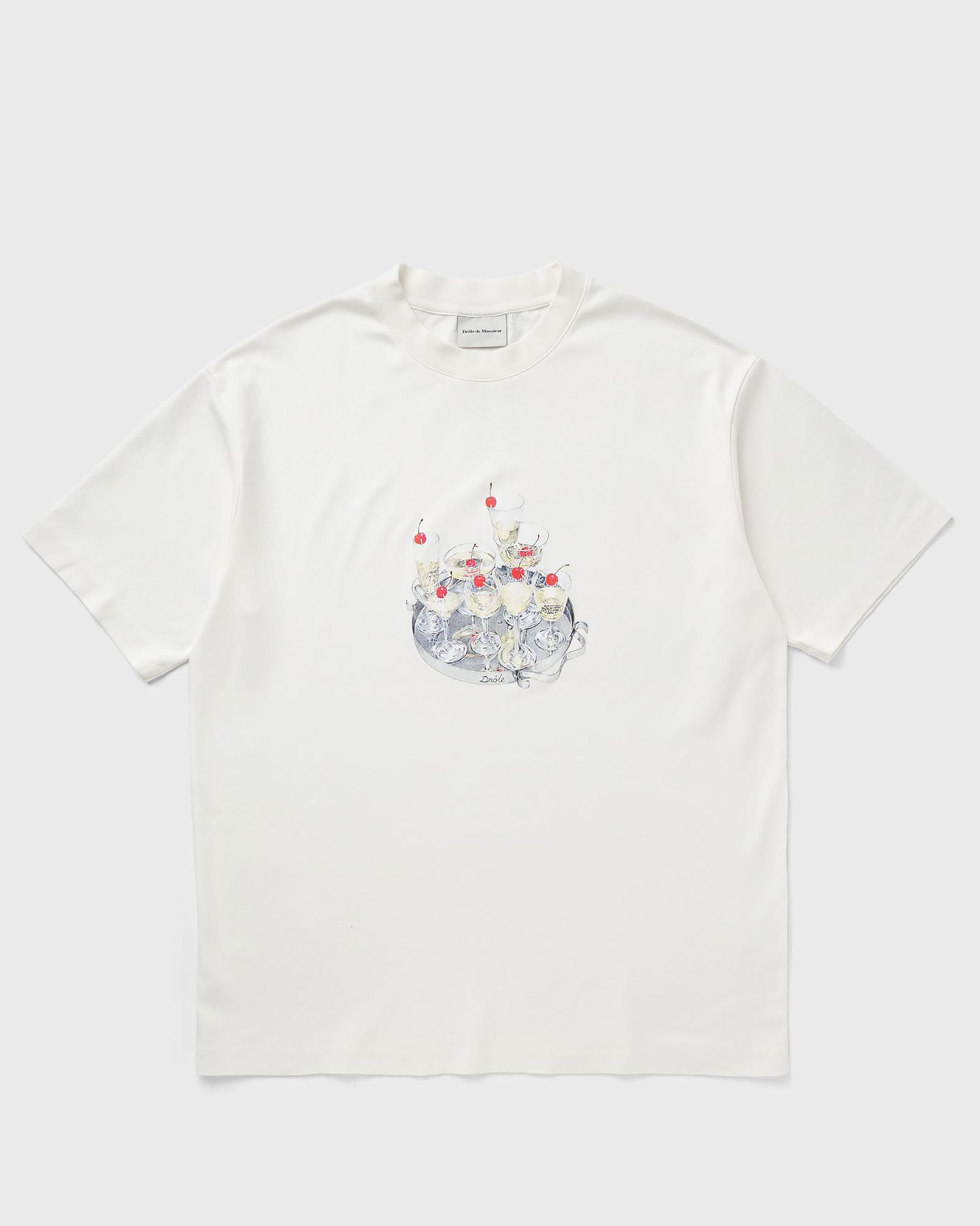 Majica Drôle de Monsieur Drole de Monsieur Le Cocktails T-Shirt XXL Bela | G-TS237-CO002-OW, 0