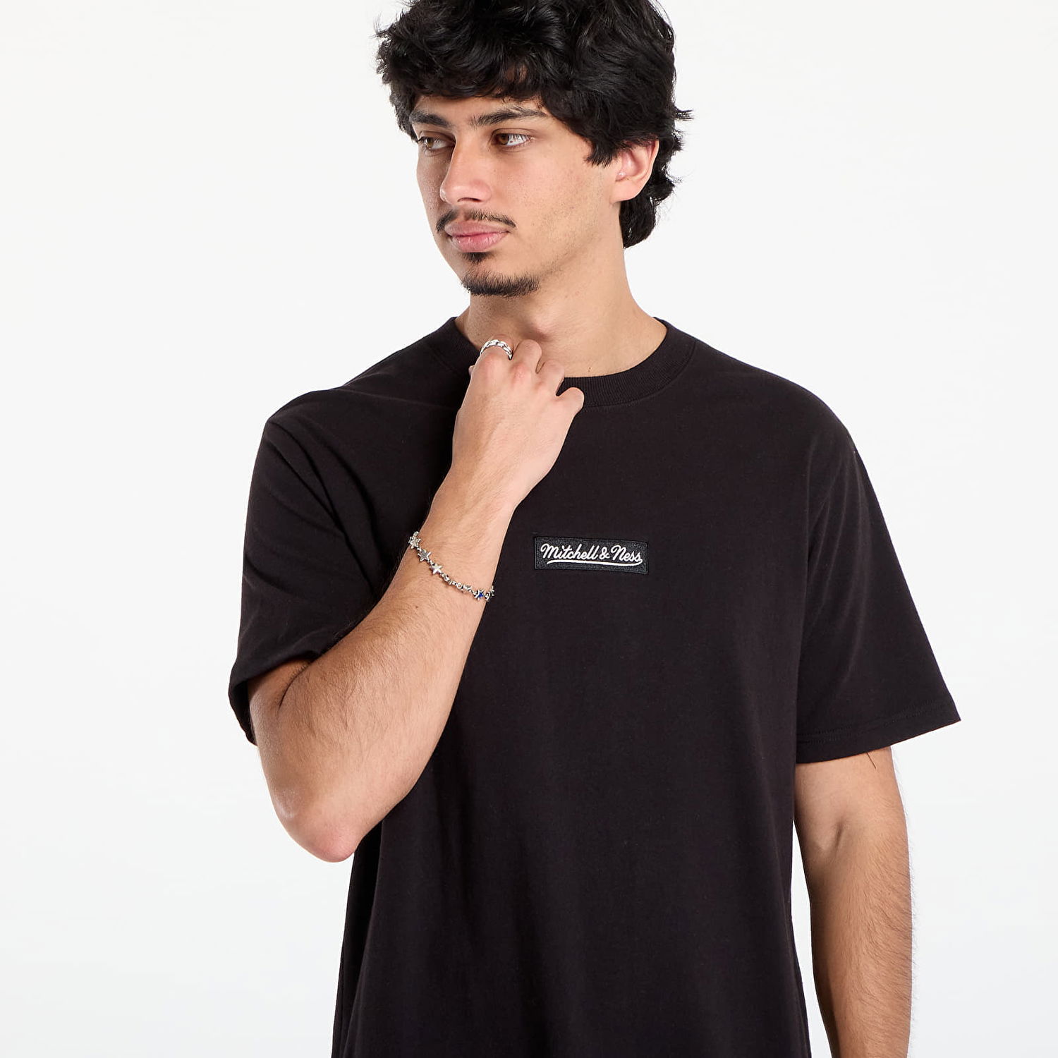 Majica Mitchell & Ness Mitchell & Ness Branded Box Logo T-Shirt Črna | SS9609-MNNBLCK, 1