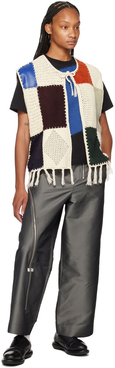 Telovnik ADER ERROR Patchwork Crochet Vest Večbarvna | BN01SSKT0201IV, 3