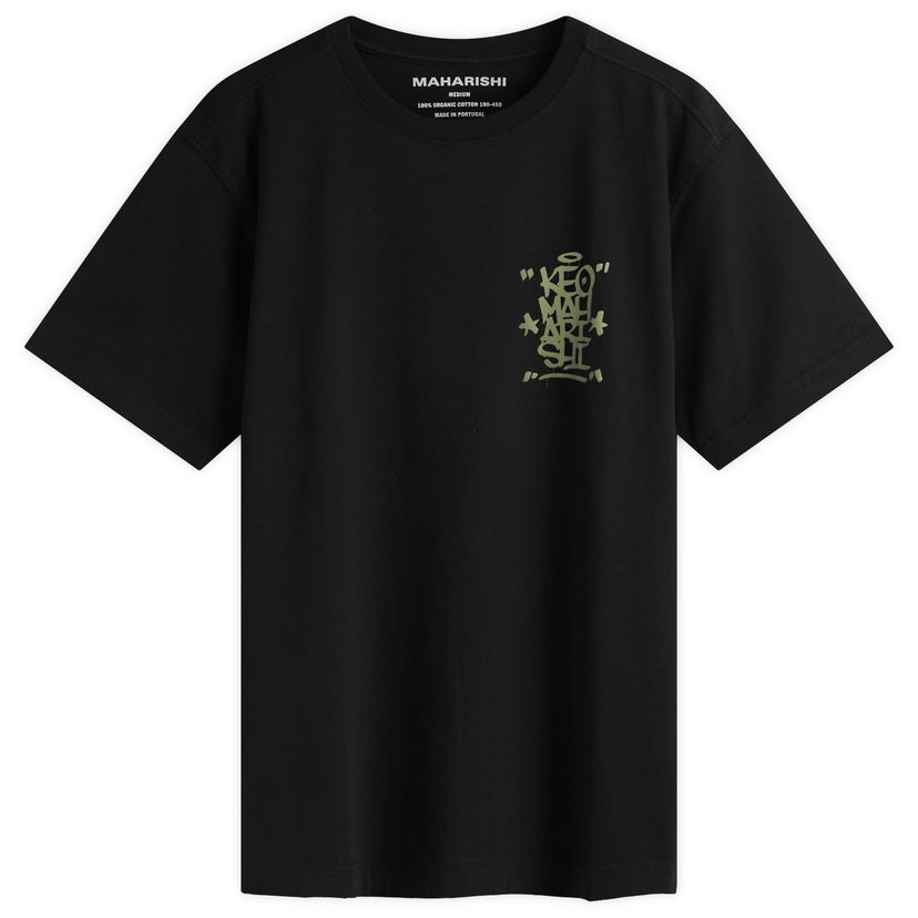 Majica Maharishi Maharishi Keo Graphic T-Shirt, Size Large Črna | 1465-BLK