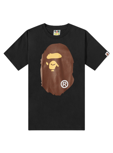 Majica BAPE Classic Big Ape Head T-Shirt Black Črna | 001TEJ301003M-BLK