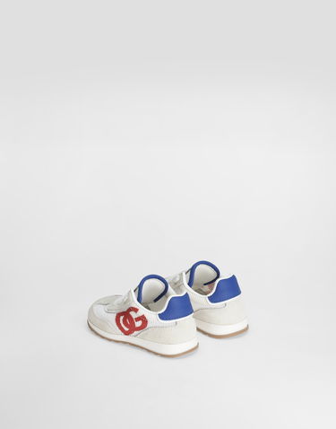 Nega čevljev Dolce & Gabbana Dolce & Gabbana Dg Cushion Mesh And Calfskin Nappa First Steps (19-26) Bela | DN0217A535589926, 2