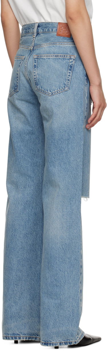 Kavbojke Anine Bing Anine Bing Hugh Distressed Wide Leg Jeans Modra | A-06-10852-WHD51, 2