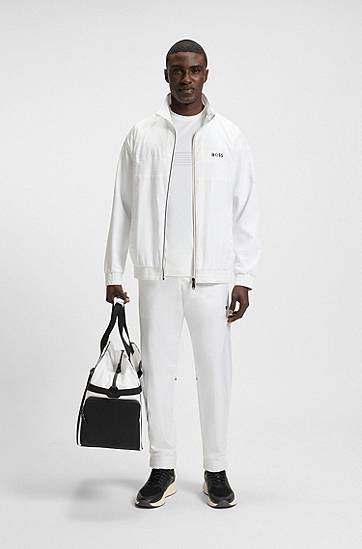 Majica BOSS BOSS Active Stretch Slim Fit Tee with Moisture Management Bela | 50543330, 1