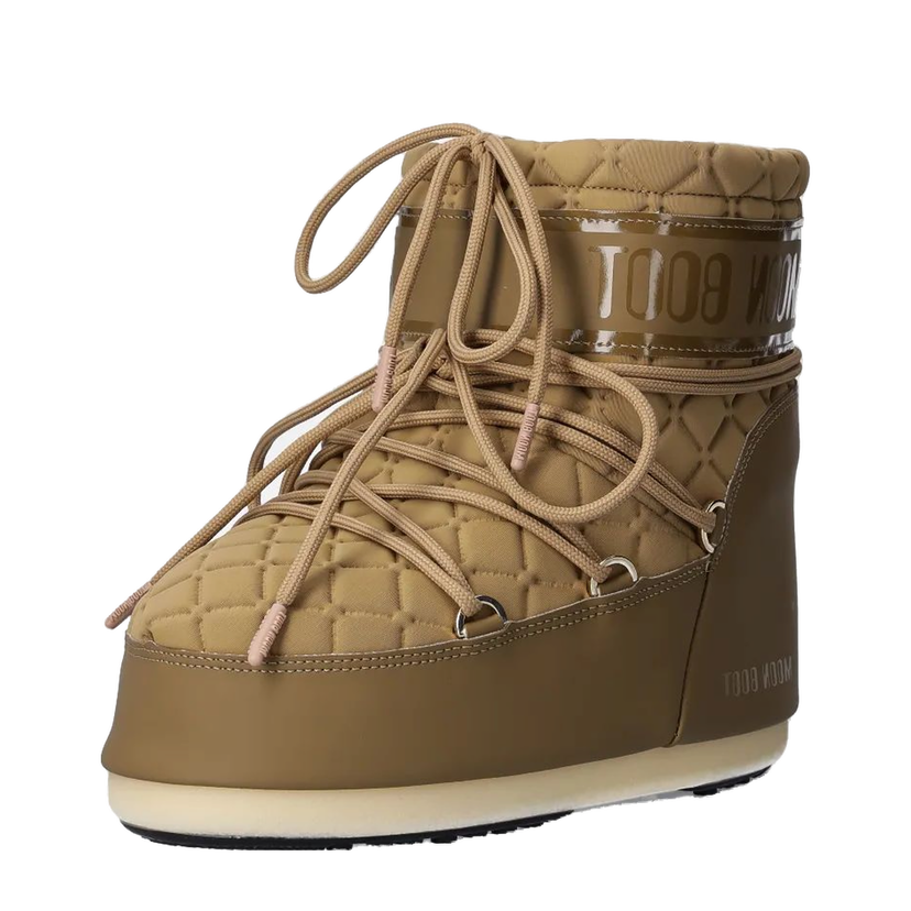 Superge in čevlji Moon Boot MB ICON LOW QUILT Boots Zelena | 80D1409540.M013