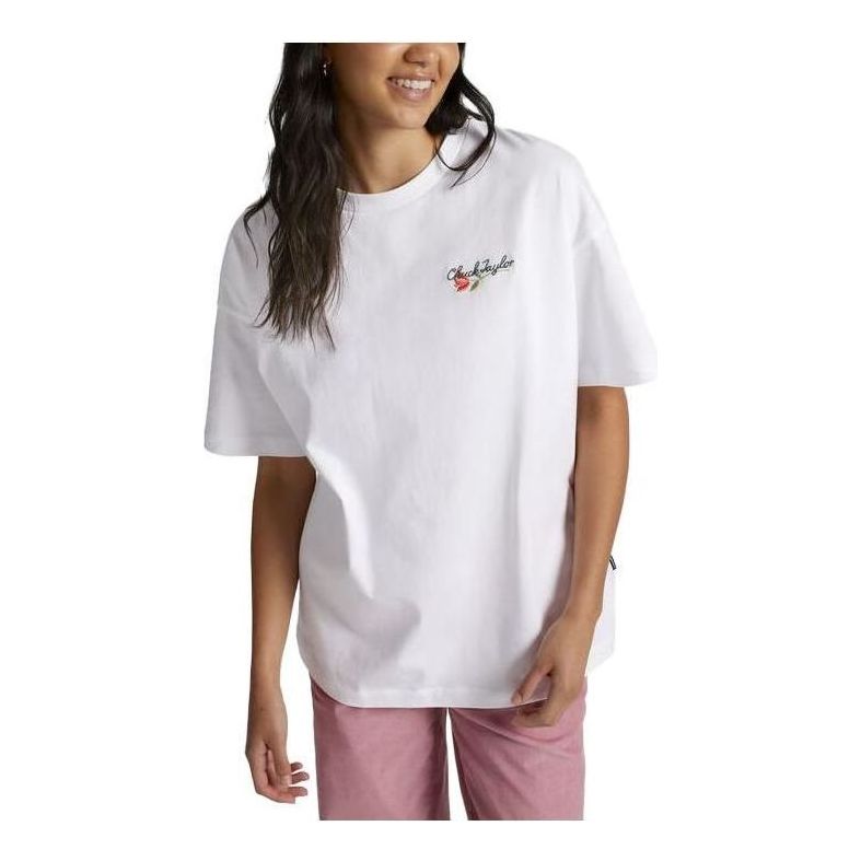 Majica Converse Oversized Summer Art Tee Bela | 10025186-A01, 0