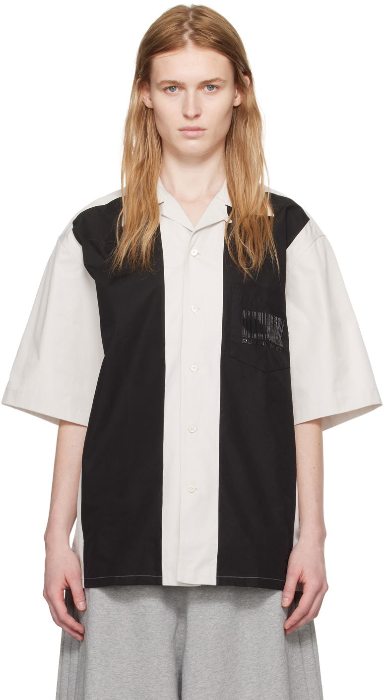 Srajce VETEMENTS Spread Collar Shirt Črna | VL16SH200S 5338 POPLIN