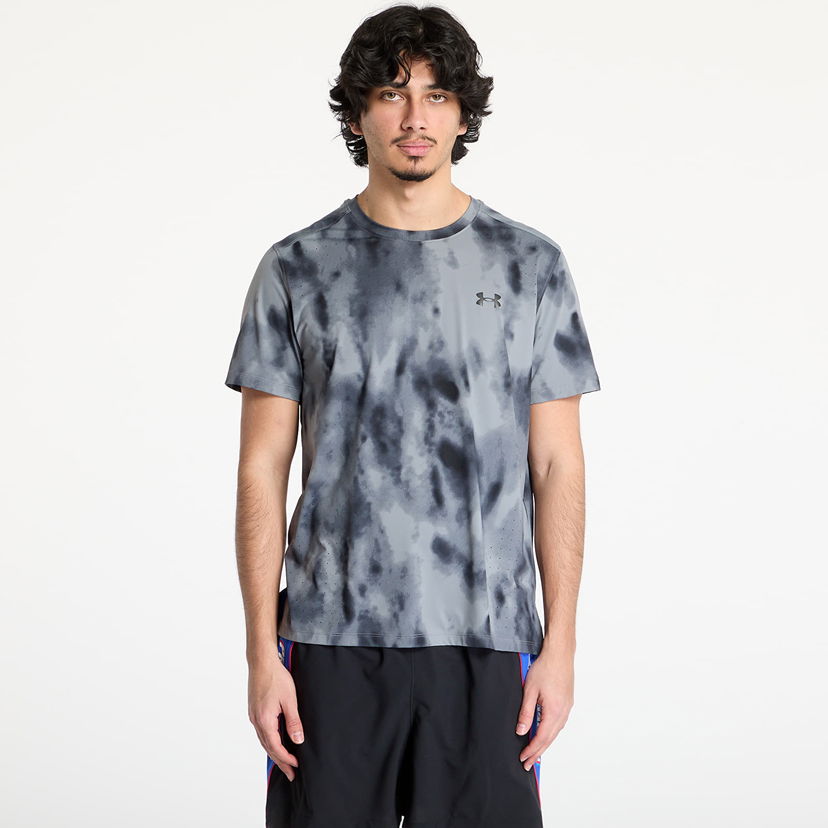 Majica Under Armour Launch Elite Print Short Sleeve T-Shirt Siva | 1389804-024
