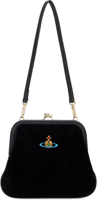 Denarnica Vivienne Westwood Vivienne Westwood Vivienne Velvet Clutch Črna | 4B01000IW-W00ZL-, 0