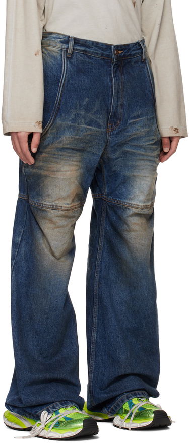 Kavbojke We11done We11done Wire Carpenter Jeans Modra | WD-DP0-24-339-M-NV, 1