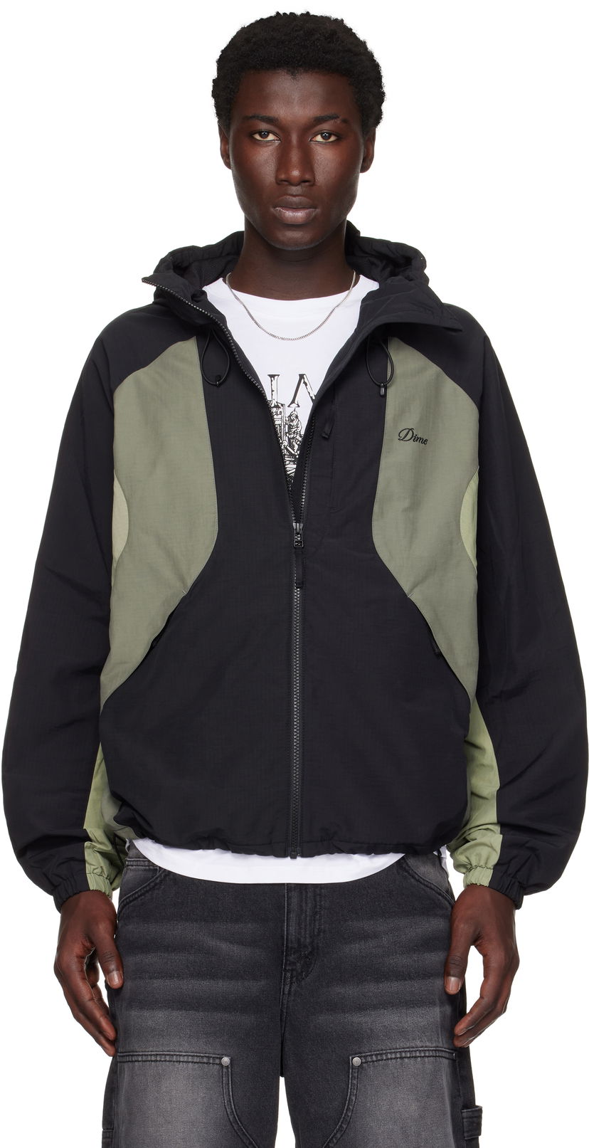 Vetrovka Dime Dime Tech Windbreaker Jacket Črna | DIMESU253BLK
