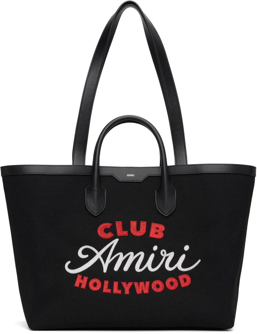 Tote bag AMIRI Amiri 'Club Amiri' Canvas Tote Bag Črna | AMBGTO1016