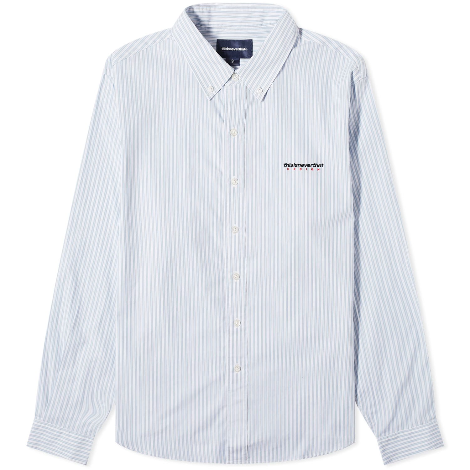 Srajce thisisneverthat thisisneverthat DSN Striped Shirt, Size Large Modra | TN241WSHTL02-BLU, 0