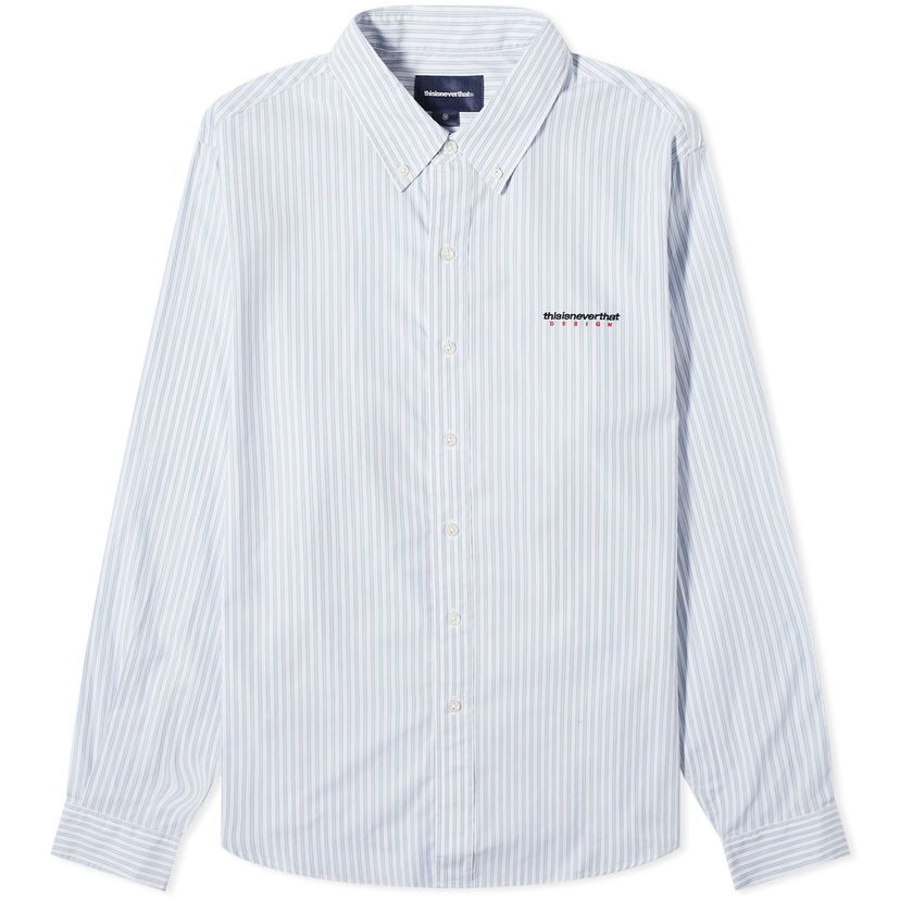 Srajce thisisneverthat thisisneverthat DSN Striped Shirt, Size Large Modra | TN241WSHTL02-BLU