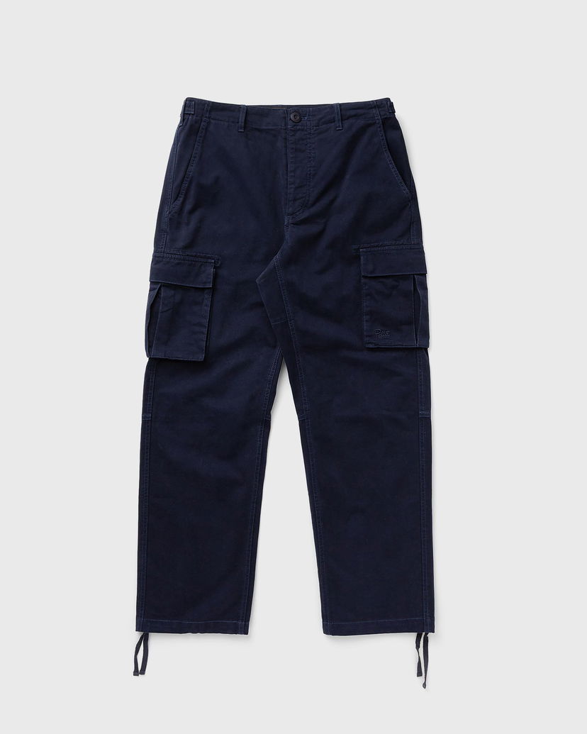 Cargo hlače Patta Straight Fit Cargo Pants Mornarica | POC-AW25-4100-338-0019-202