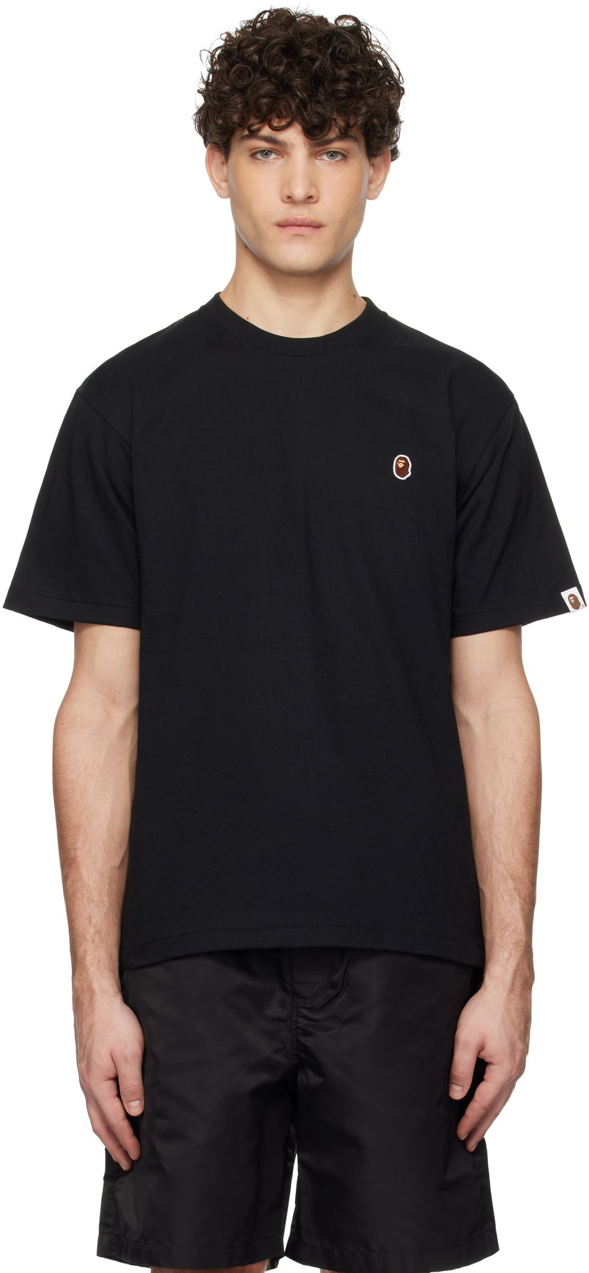 Majica BAPE Ape Head One Point T-Shirt Črna | 001TEK801004M