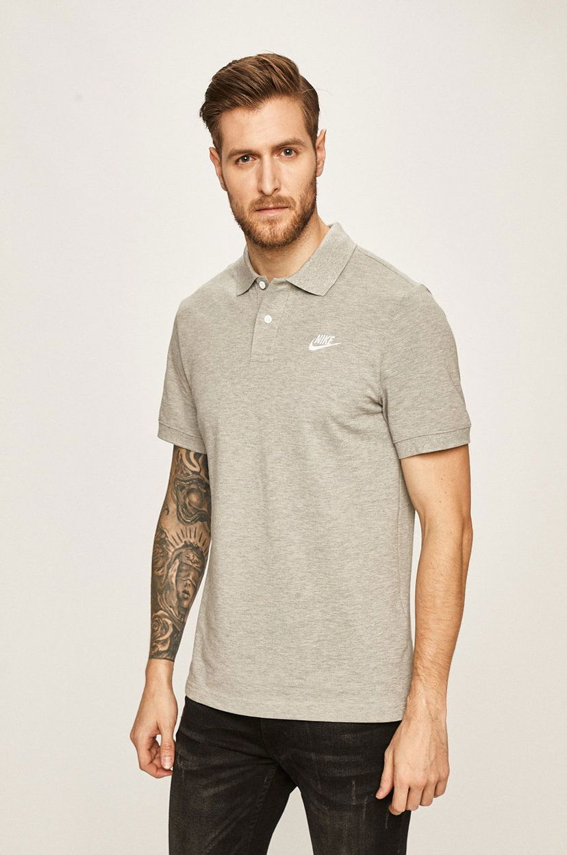 Polo majica Nike Nike Sportswear Polo Shirt Siva | CJ4456