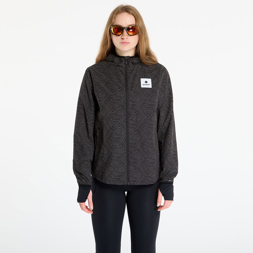 Vetrovka Saysky Reflective Blaze Patterned Jacket Črna | OWRJA01C1050