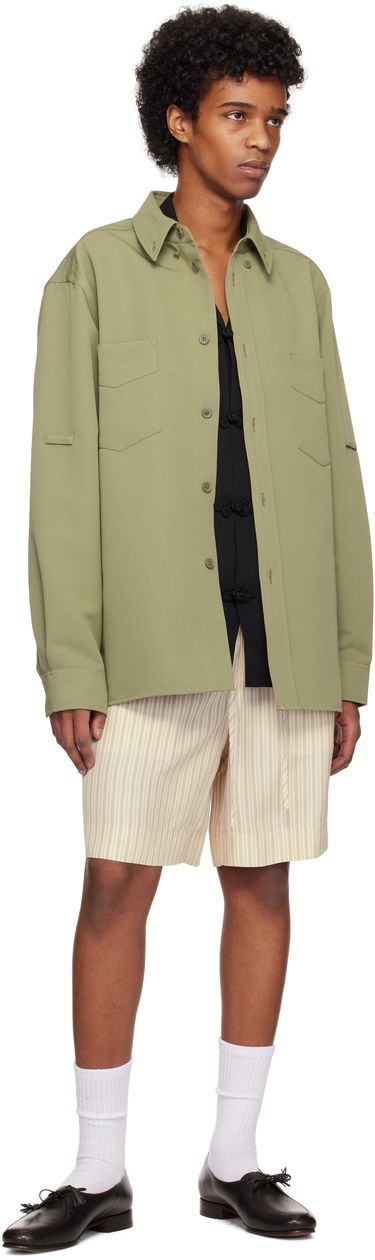 Kratke hlače Róhe Róhe Loose Drawcord Silk Shorts Bež | 314-32-090, 3