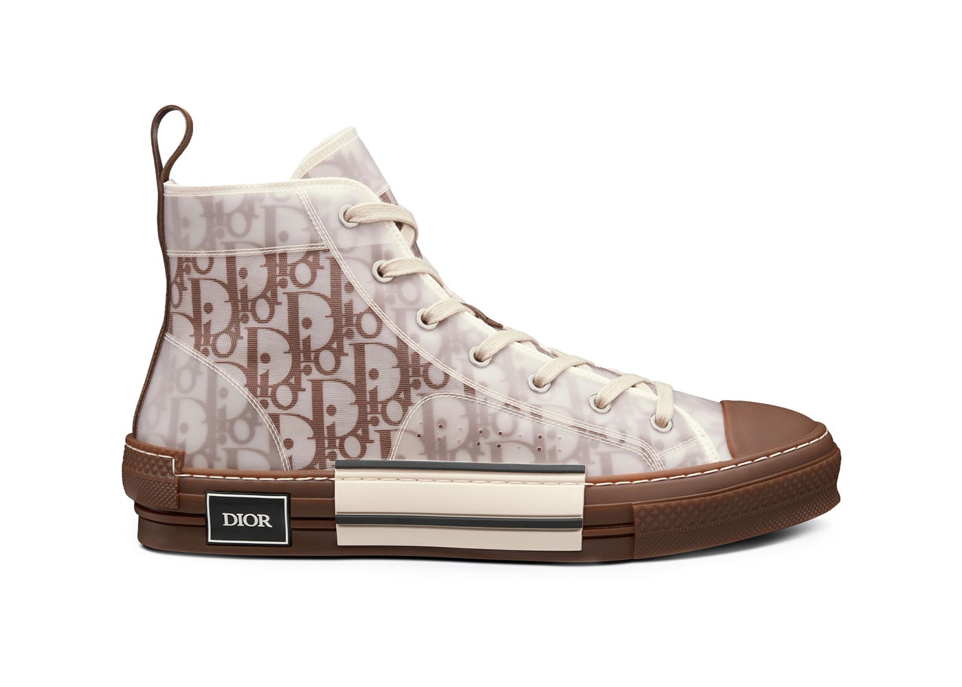 Superge in čevlji Dior B23 High Top Oblique Bela | 3SH118ZMK_H761, 0