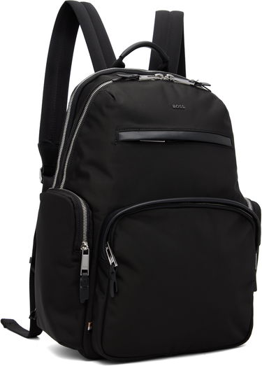 Nahrbtnik BOSS Canvas Backpack Črna | 50536485, 1
