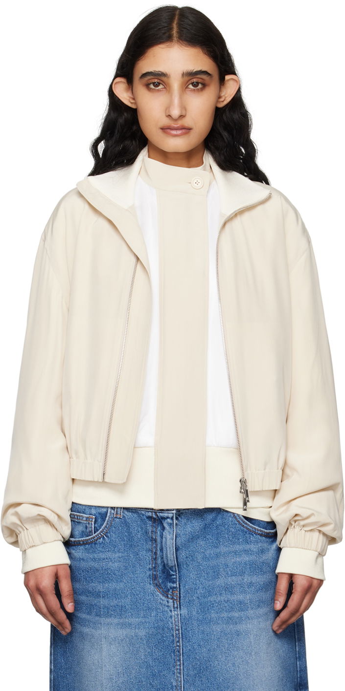 Bomber jakna Helmut Lang Helmut Lang Bomber Jacket Bež | O04HW102