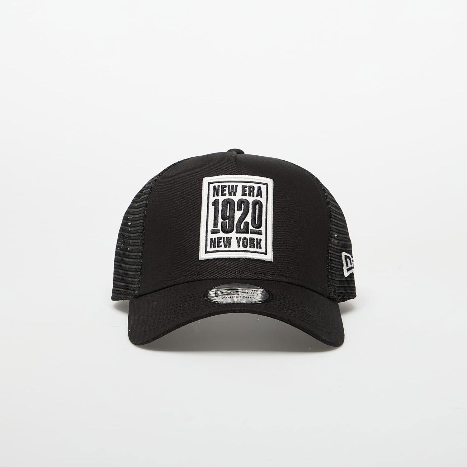 Kapa New Era New Era New York 9FORTY A-Frame Essential Patch Trucker Cap Črna | 60691076, 0