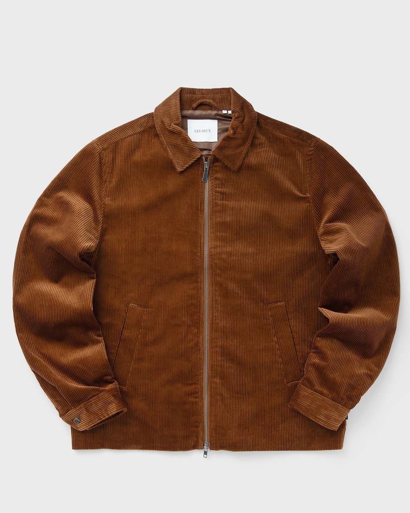 Jakna Les Deux Corduroy Coach Jacket Rjava | 1000383-819
