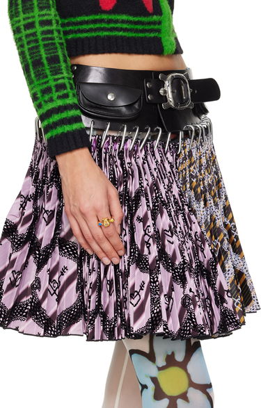 Prstan Chopova Lowena Horned Face Ring with Gemstones Kovinski | 6458, 1