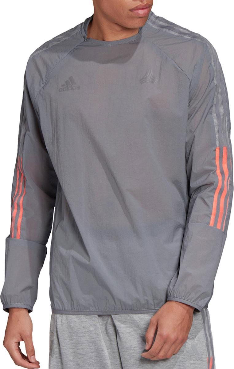 Vetrovka adidas Performance Sportswear TAN ADV PISTE Sweatshirt Siva | fp7912